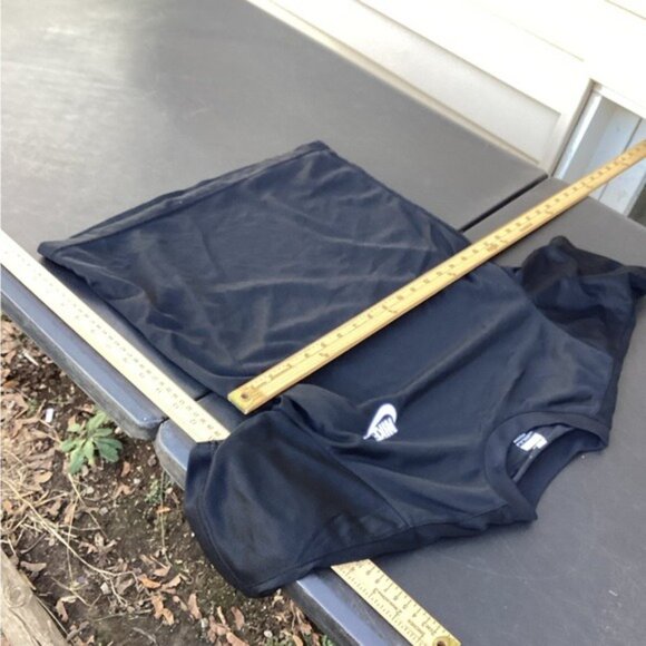 Country Club Chic Nike Girl's Tee Short Sleeve Black V-Neck Size large - Picture 4 of 5